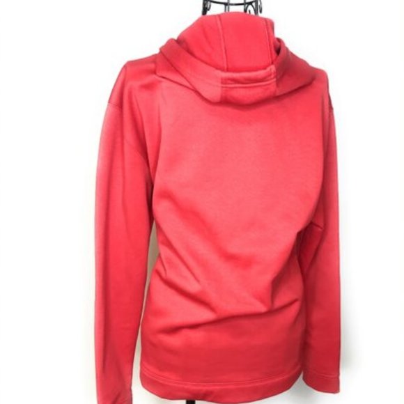 Under Armour Women Red Hustle Active Hoodie Sweater Youth Large - Picture 4 of 4